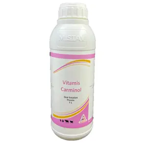 El producto OEM de etiqueta privada VITAMIS CARMINOL es un aditivo alimentario L-carnitina L-lisina L-metionina para aves de corral, terneros, corderos, cerdos