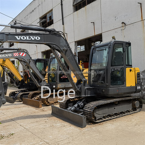 Mini-excavatrice sur chenilles Volvo EC60DL d'occasion, 6 tonnes, Suède, 2018-2022, moteur testé, pompe hydraulique, vidéo disponible, excellent état - Product Image 3