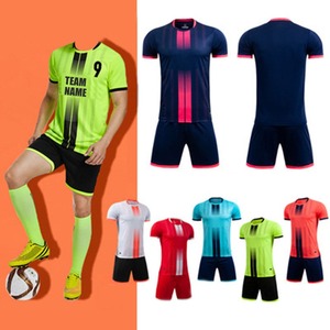 ชุดเสื้อกางเกงขาสั้นสำหรับผู้ชายชุดฝึกฟุตบอลชุดเครื่องแบบทีมฟุตบอลปรับแต่งโลโก้ได้ตามต้องการ - Product Image 5