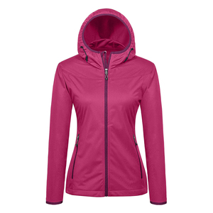 Chaqueta cortavientos deportiva de alta calidad para mujer, OEM, impermeable, personalizada, de poliéster, suave, ecuestre, venta al por mayor - Product Image 1
