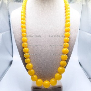 Collares de cuentas de resina hechos a medida antiguos hechos de Cuentas grandes y gruesas, ideales para joyería de moda y tiendas de accesorios de moda - Product Image 5