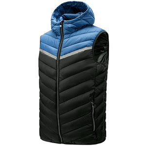 Chaqueta acolchada con logotipo personalizado para hombre y mujer, chaqueta acolchada de media manga, cálida, para invierno - Product Image 3