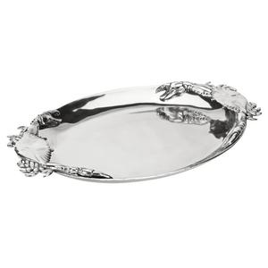 Plateau à chocolat en métal au design traditionnel Plateau design fait à la main de qualité supérieure Plateau de service en métal élégant classique - Product Image 1
