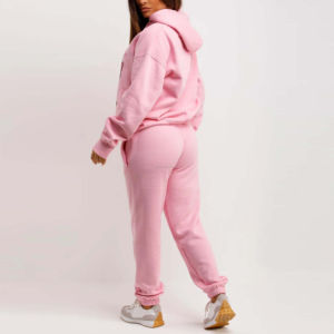Nuevo diseño de alta calidad, chándales para mujer, ropa de calle para mujer, ropa deportiva para gimnasio, conjunto de chándal de invierno de lana personalizado para adultos para niña - Product Image 5