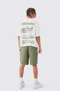 OEM Service Últimos pantalones cortos de ajuste relajado para hombres Cargo Cintura elástica Estilo de utilidad Pantalones cortos casuales cómodos al por mayor a precio de fábrica - Product Image 3