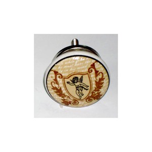 2025 Handcrafted Luxurious Ceramic <b>Knobs</b> & <b>Handles</b> Premium Quality Flower Design Gold and White Color <b>Furniture</b> Decorating - Product Image 6
