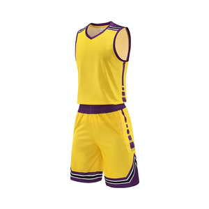 Conjuntos de uniformes de baloncesto personalizados, ropa deportiva transpirable de talla grande, servicio OEM al por mayor - Product Image 1