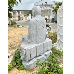 Top Ksitigarbha Bodhisattva Statue extérieure moderne blanc sculpté à la main bouddha du Vietnam 1 an de garantie Durable et nouveau - Product Image 1