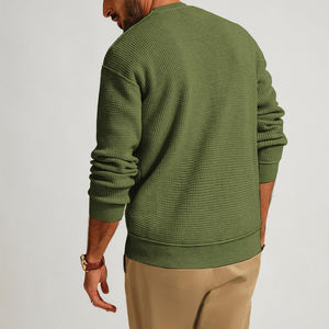 Nueva moda suéteres de invierno personalizados para hombres con todos los tamaños disponibles cuello redondo hombres suéter de punto con mangas largas - Product Image 2