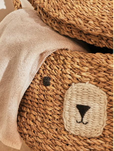 ตะกร้าใส่ของสำหรับเด็กทำจากเวียดนามตะกร้าใส่ของลายหมีธรรมชาติ - Product Image 3