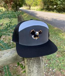 Aung Crown High Quality Unisex <b>Flat</b> Brim Camp <b>Caps</b> Cotton Fabric Custom Embroidery Logo Unstructured 5 Panel <b>Cap</b> Hats - Product Image 2