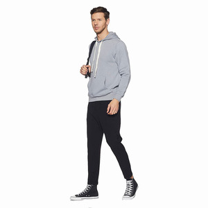 Sweats à capuche personnalisés pour hommes, sweat-shirt surdimensionné en polaire à fermeture éclair complète 100% coton polaire à manches longues à fermeture éclair pour hommes - Product Image 3