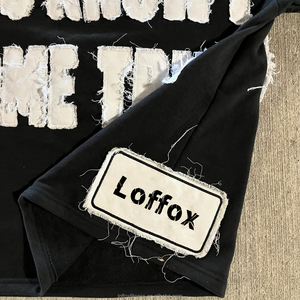 Bordado personalizado Streetwear aplique parche desgastado Vintage ácido lavado gota hombro cuadrado de gran tamaño recortado de alta calidad - Product Image 3