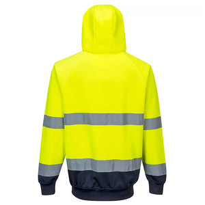 Cinta reflectante de seguridad para trabajadores de tráfico, ropa de trabajo de alta visibilidad, ropa de construcción para hombres, sudaderas con capucha de seguridad - Product Image 4