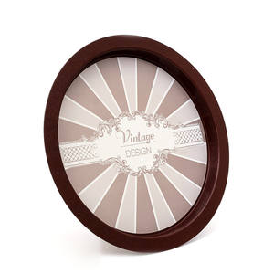 Plateau en métal rond durable et écologique résistant à l'eau de 370mm-élégant pour la maison et le bureau - Product Image 1