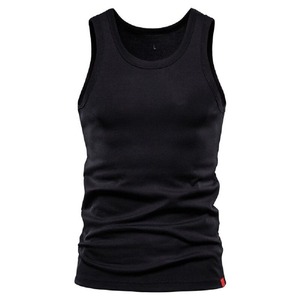 <b>Mens</b> 2024 Classic Plain Cotton <b>Singlet</b> 2023 Wholesale Tank Tops Breathable Quick Dry 100 % Cotton Material with High Quality - Product Image 2