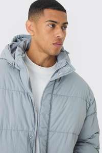 Streetwear épais de qualité supérieure pour hommes, vêtements d'hiver, manteaux bouffants, veste imperméable à capuche et fermeture éclair, vêtements de vente en gros OEM - Product Image 6