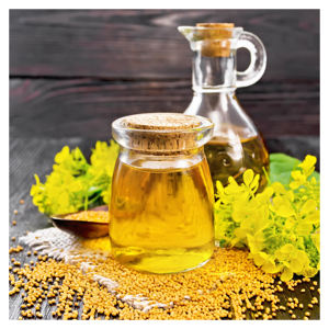 Huile de colza biologique certifiée 100% Pure Huile de canola Huile végétale brute dégommée pour la cuisson Huile de colza raffinée - Product Image 1