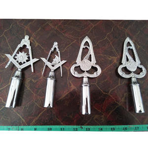 Juego de Joyas Doradas para Oficiales de la Logia Masónica Azul, paquete de 4: 1 Llave Dorada, 1 Libro, 1 Collar Chapado en Oro, 1 Joya de Secretario Chapada en Oro - Product Image 6