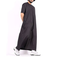 Dernière vente en gros de bijoux arabes pour hommes, vêtements islamiques, qamis-dafah jalabiya pour hommes thobe