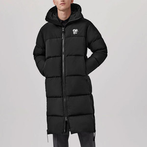 High Quality Winter Warm Outdoor Long Length Men <b>Parka</b> With Adjustable Hood And Multiple Pockets - Product Image 1