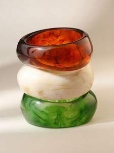 Pulsera de moda de resina de Ángel hecha a mano para mujer personalizada de última calidad, hecho a mano modelo indio, patrón, hebra, artesanías de resina - Product Image 2