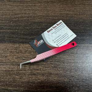 แหนบดัดขนตาปลายมน 90 องศา จับแน่น แหนบต่อขนตา อุปกรณ์เสริมความงาม โลโก้สั่งทำได้ สแตนเลส - Product Image 5