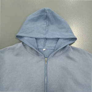 OEM lujo peso pesado moda llegada alta calidad Premium personalizado nueva moda impreso invierno hombres sudaderas con cremallera - Product Image 3