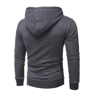 Sweat à capuche de sport à la mode pour hommes pull de gymnastique respirant avec logo personnalisé pour des vêtements de plein air sweat à capuche de sports d'hiver technique de teinture unie - Product Image 2