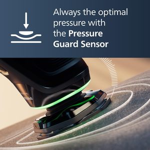 Afeitadora Eléctrica Inteligente de Triple Cuchilla para Hombre, Uso en Seco y Húmedo, Impermeable IPX7, Mini Afeitadora Facial en Negro, Idioma de Funcionamiento Alemán - Product Image 4