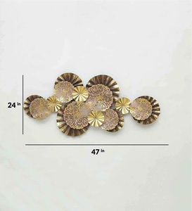 Style Unique moderne du milieu du siècle dernier design nouveau Accents décoratifs maison accessoires métal multicolore aluminium fer mur Art - Product Image 2