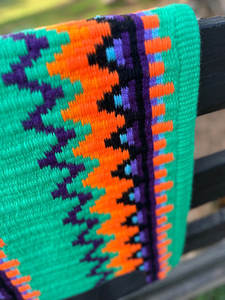 Couverture de selle pour cheval de spectacle western, design néo-zélandais, couverture de selle en laine faite à la main, coussin de selle en laine de qualité supérieure, taille - Product Image 3