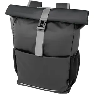 Mochila Ecológica Roll-Top Promocional Aqua para la Escuela y el Trabajo - Product Image 1