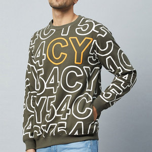 Sudaderas de Manga Larga para Hombre, Nueva Colección 2025, Marca Privada Personalizada, Estilo Casual, Patchwork, Felpa, Hechas en Pakistán, en Oferta - Product Image 3
