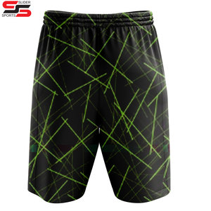 Pantalones cortos de baloncesto de malla personalizados, impresión por sublimación, logotipo, poliéster, pantalones cortos de baloncesto para hombre - Product Image 2