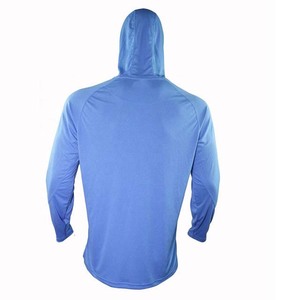 Ropa deportiva de pesca ligera y transpirable de secado rápido UPF50 para hombres, conjuntos de LICRA de poliéster con capucha y protección UV para adultos - Product Image 4