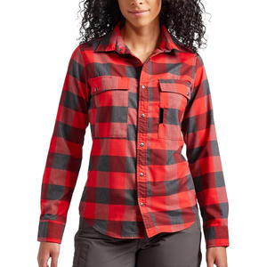 Camisas de oficina de manga larga para mujer profesionales personalizadas, blusas de uniforme de trabajo con impresión de bordado - Product Image 1