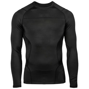 เสื้อรัดกล้ามเนื้อสำหรับยิวยิตสู BJJ สำหรับผู้ชาย, เสื้อรัดกล้ามเนื้อแขนยาวสำหรับ No-Gi MMA ระดับมืออาชีพ, เสื้อรัดกล้ามเนื้อป้องกันแสงแดดขายส่ง - Product Image 1