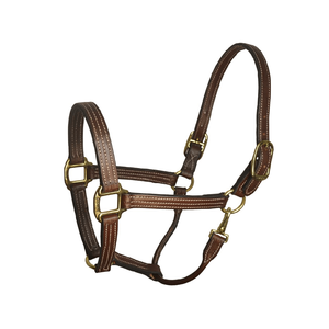 Vente en gros de licol de cheval en nylon réglable avec PVC licol stable avec accessoire de réduction de poids de style bride à prix compétitif - Product Image 1