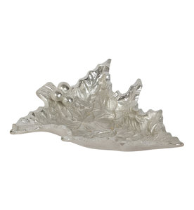 ขายจานเสิร์ฟขนมต้นคริสต์มาสสีเงินแฮนด์เมดราคาไม่แพง - Product Image 5