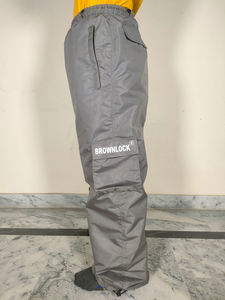 Pantalon baggy de ski gris Pantalon de neige cargo imperméable Pantalon oversize Veste de snowboard Combinaison de neige pour hommes Pantalon de ski baggy Vêtements de neige de ski - Product Image 4