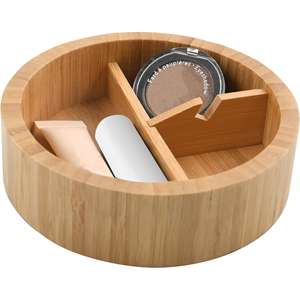 Spirella ALAIS Oval Bamboo <b>Mirror</b> and Jewelry <b>Box</b> - Product Image 5