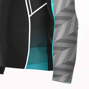 Matériel Durable Hommes Rash Guards Chemises Design Classique Imprimer Nouveau Élégant O-Neck Fitness Workout Bodybuilding Wear Rash Guards - Product Image 6