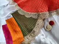 Magnifique ensemble de couvre-thali, artisanat, thali chic pour les cadeaux de mariage, décoration, plateau pour pooja aarti, cadeau pour Karwa Chauth et les festivals