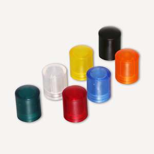 Midi-Dyms Ø14x17,5mm trasparente con nucleo in Neodym - Product Image 1