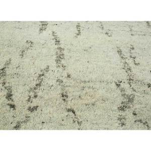 Alfombra Rectangular Zuri de Lana Color Marfil, Tejida a Mano, Diseño Abstracto 3D, para Entrada, Sala de Estar o Pasillo - Modelo PKWL-308 - Product Image 3