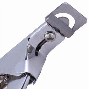 Coupe-ongles professionnel en acier inoxydable de grande taille, à bord droit, avec lime à ongles - Product Image 5