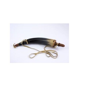 BŒUF naturel Corne à Poudre Avec En Laiton Distributeur De Poudre/Buffalo Corne à Poudre pour Offre Spéciale produit avec vente - Product Image 1