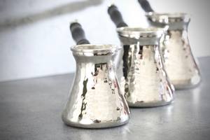 Cafetera Turca de Cobre Macizo Martillado con Mango de Madera, Vajilla, Taza de Café, Decoración de Mesa para el Hogar, Cocina, Restaurante, Hotel, Fiesta - Product Image 3