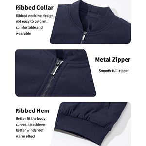 Chaquetas de entrenador Softshell resistentes al agua ligeras 2025, la mejor chaqueta de bombardero de estilo Vintage a prueba de viento para hombres - Product Image 5